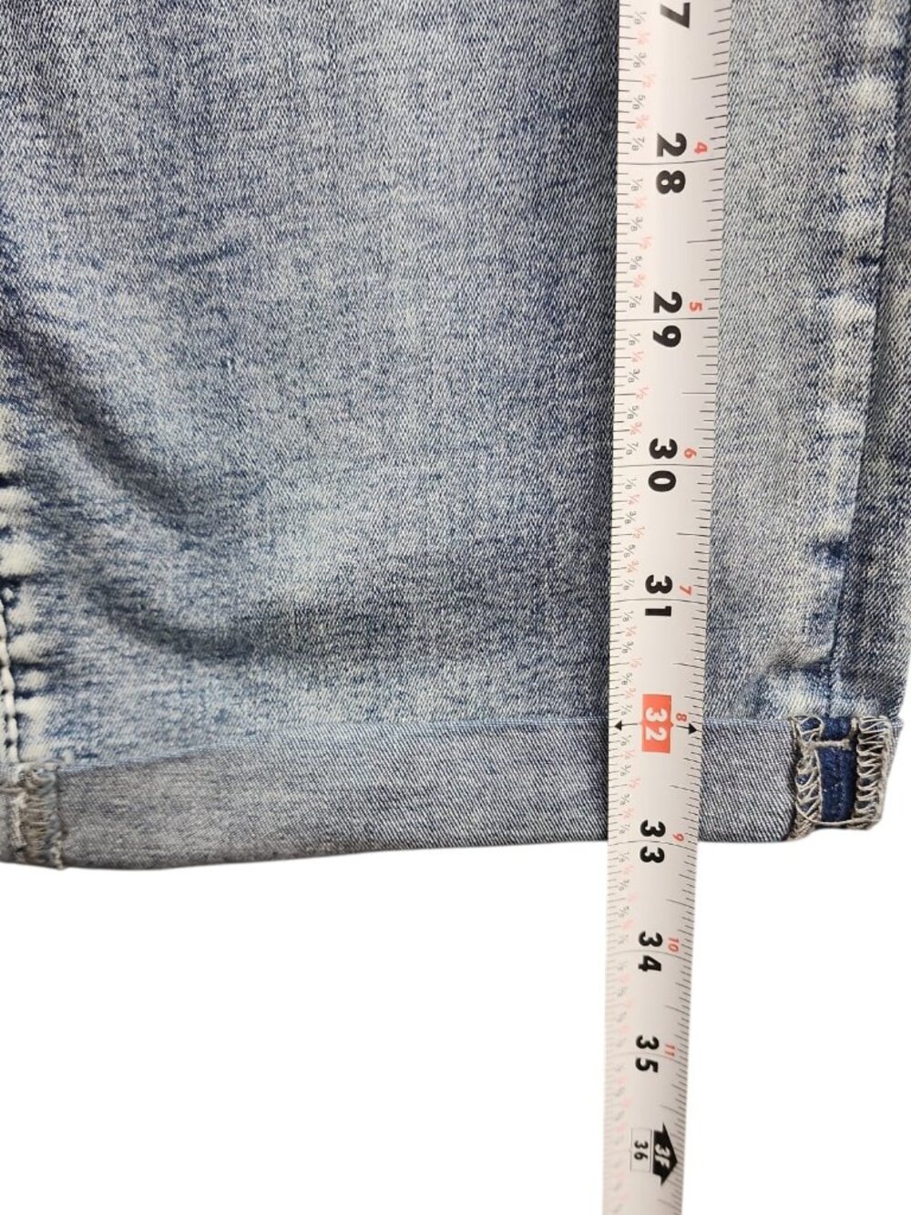 Rhinestone Embroidered Pocket Capri Jeans Light Wash Y2K Bling Sz 16 | Plus Size - Picture 10 of 16